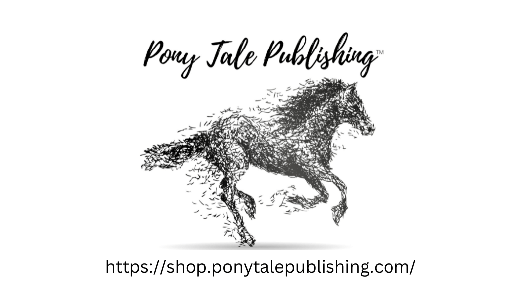an image of the pony tale publishing logo for the store where there are books and other genetic genealogy and mystery related items for sale